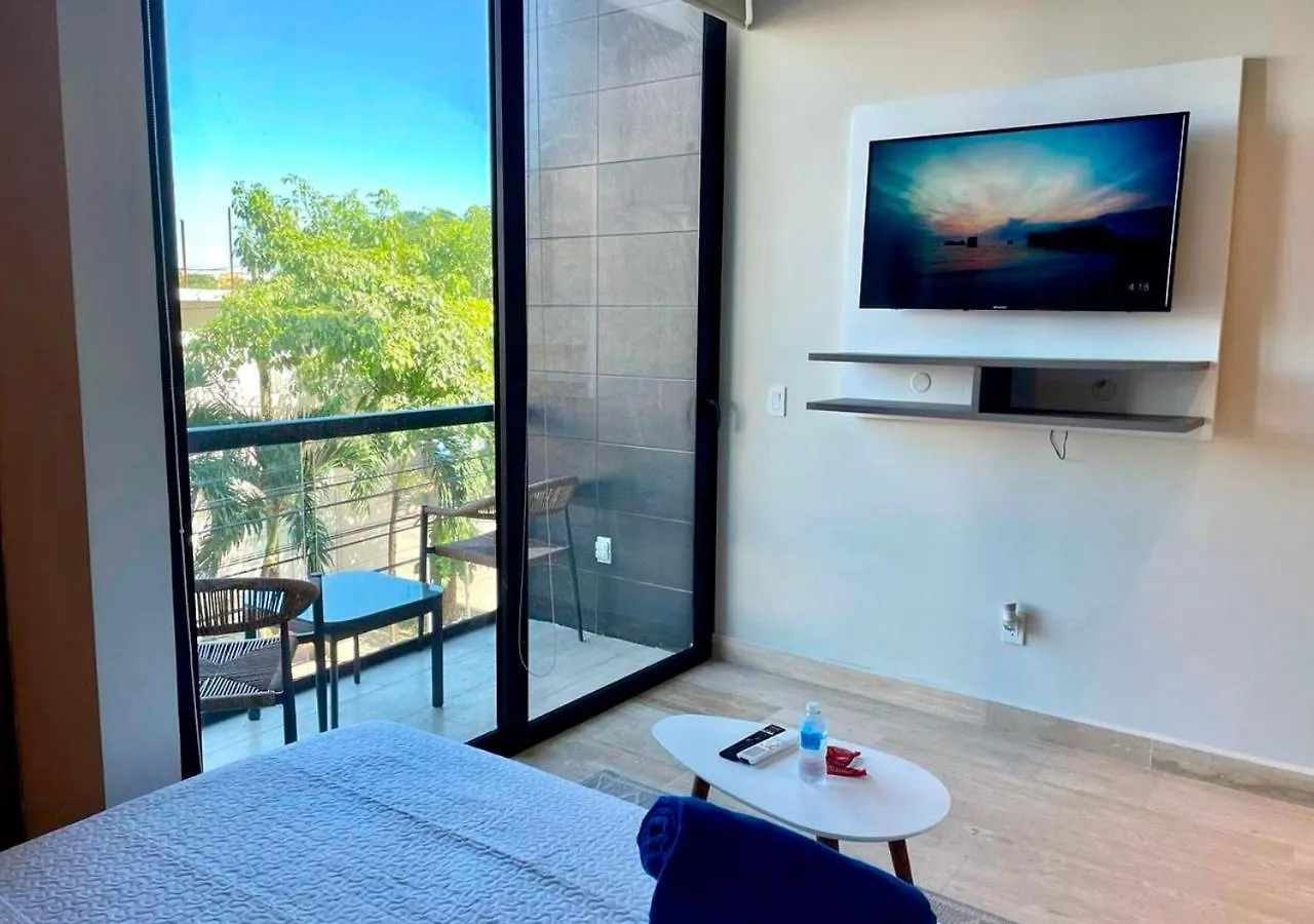 Apartmán Walking Steps To Beach Gym Jacuzzi And Ocean View Musa Playa del Carmen